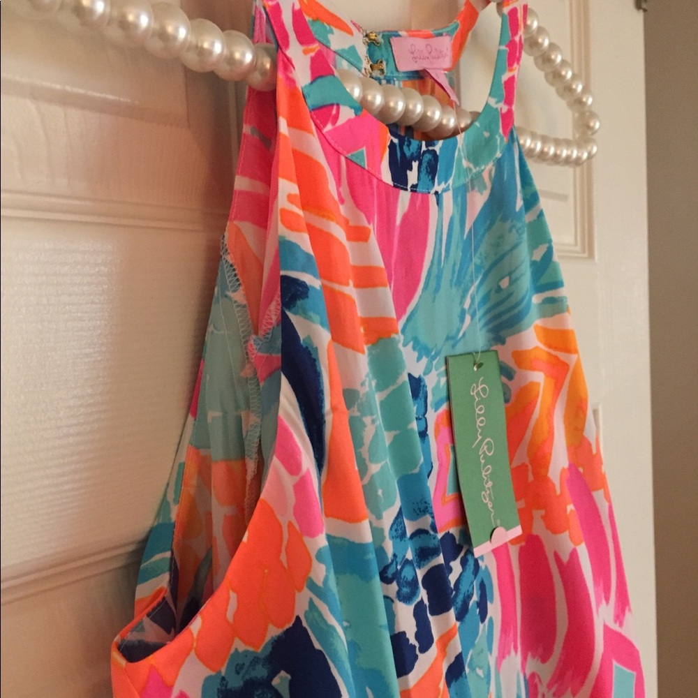 NWT 6 Lilly Pulitzer Edona Shorts Romper Goombay - Picture 2 of 7